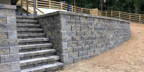 Retaining Wall, Landscaping Wall, Stone Wall, Flower Bed