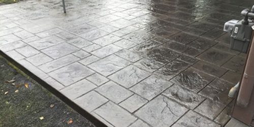 Stamped Concrete Patio